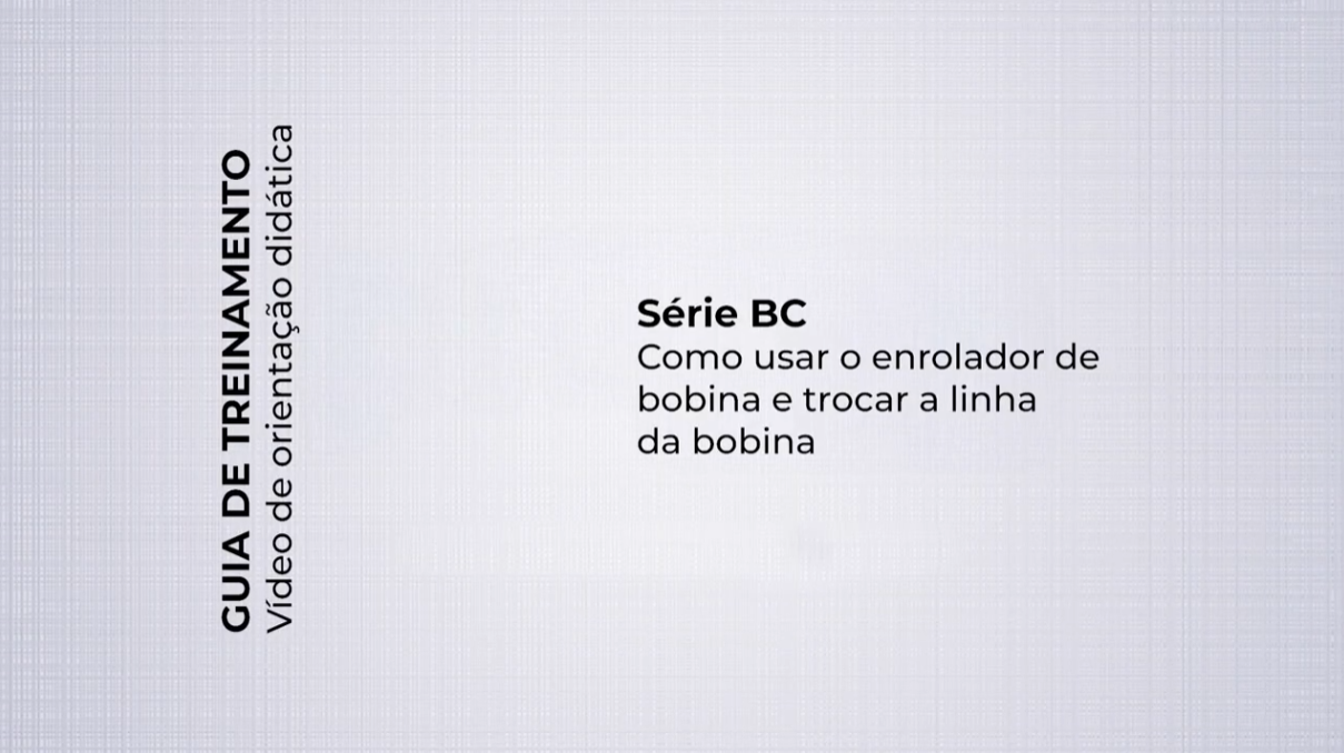 Como usar o enrolador de bobina e trocar a linha da bobina